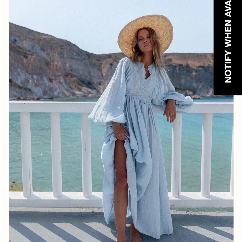 Kinga Csilla 100% linen dress